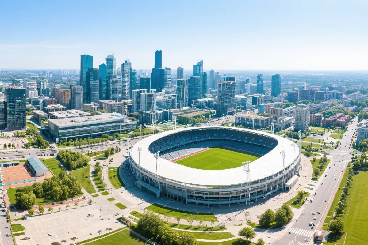 举办城市与球场示意图