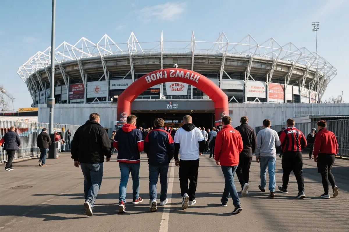 比赛日入场动线示意图